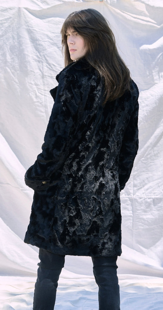 Black Panther Coat - PhilineSFBlack Panther CoatMen's fur coat