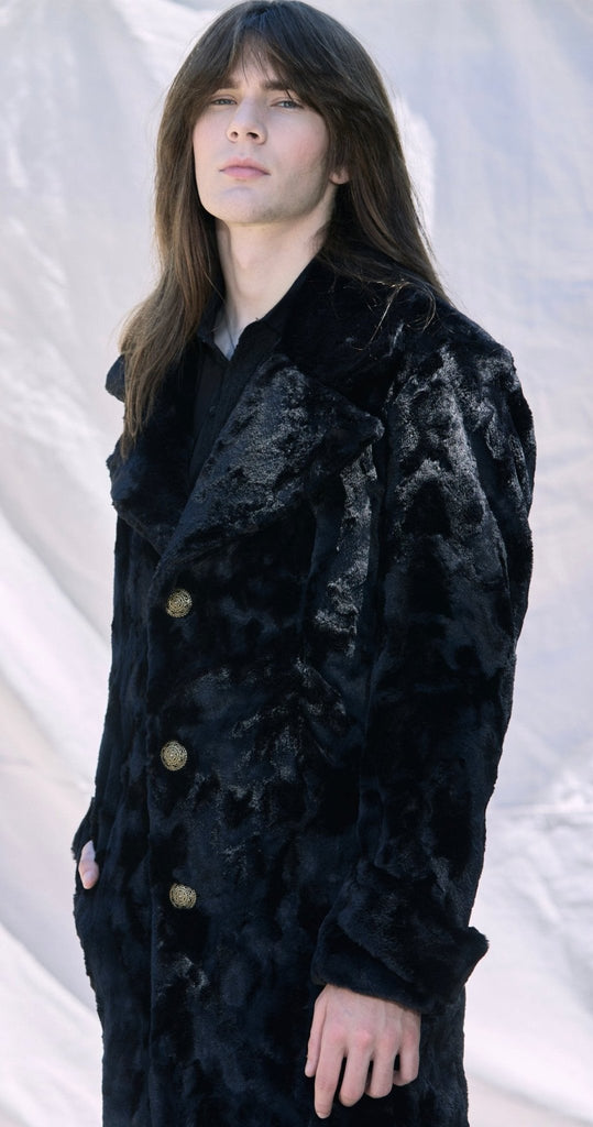 Black Panther Coat - PhilineSFBlack Panther CoatMen's fur coat