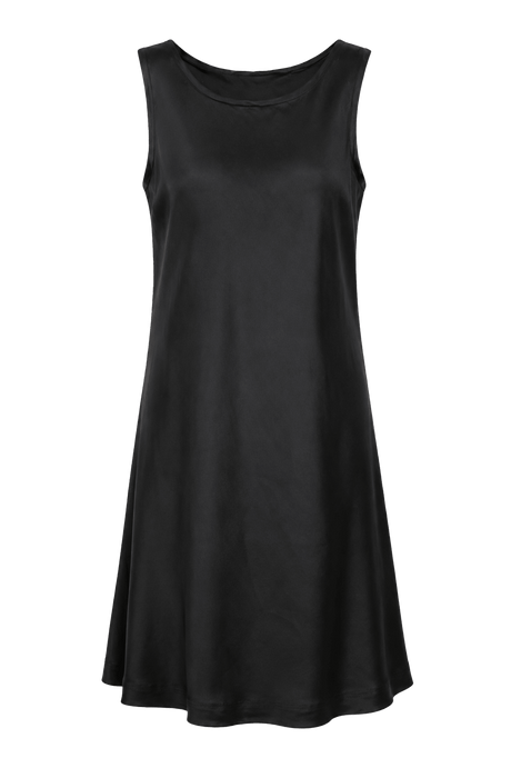 🖤 Black Silk Sheath - PhilineSF🖤 Black Silk Sheathwomens coats