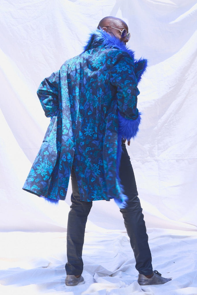 Bootsy Collins Coat - PhilineSFBootsy Collins CoatMen's fur trim coat