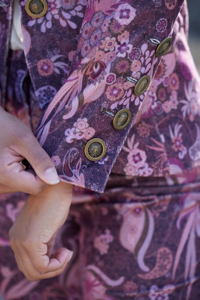 Feather Print Suit - PhilineSFFeather Print Suitwomens pantsuit