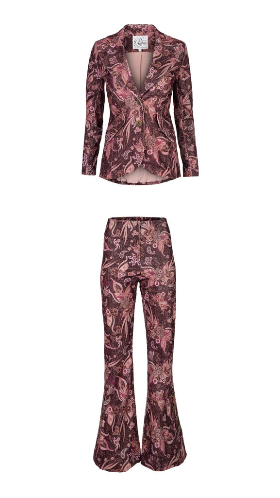 Feather Print Suit - PhilineSFFeather Print Suitwomens pantsuit
