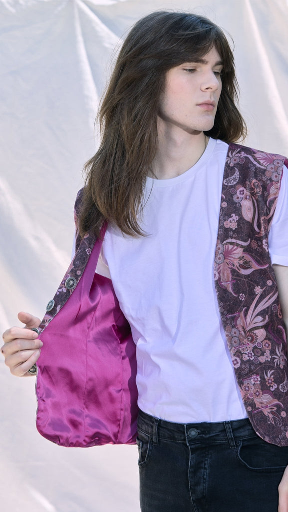 Feather print vest - PhilineSFFeather print vestvest