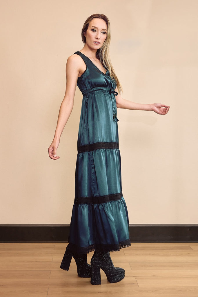 Forest Green Mystick Dress - PhilineSFForest Green Mystick Dresswomens coats