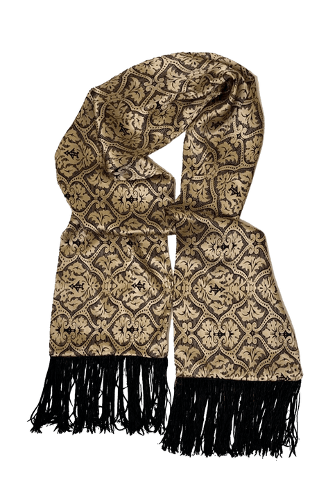 Golden Glam Scarf - PhilineSFGolden Glam ScarfSilk Scarf