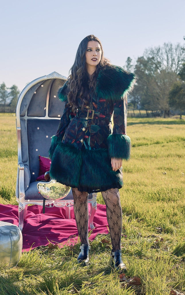 🌿Goldfish velvet Coat - PhilineSF🌿Goldfish velvet Coatwomens coats