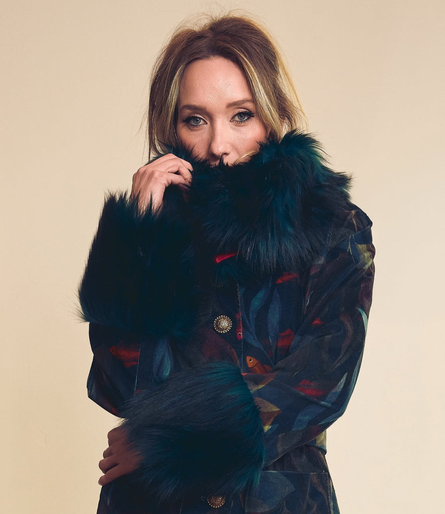 🌿Goldfish velvet Coat - PhilineSF🌿Goldfish velvet Coatwomens coats