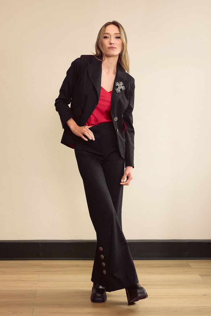 Pinstripe Pantsuit - PhilineSFPinstripe Pantsuitwomens pantsuit