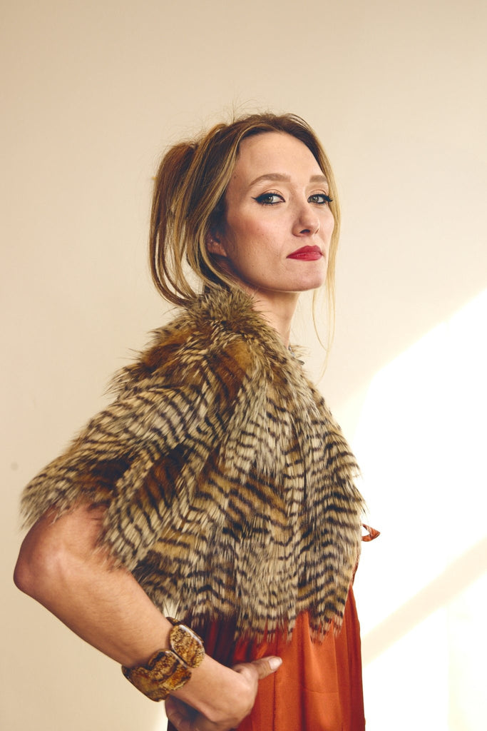 🦔 Porcupine Feather Capelet - PhilineSF🦔 Porcupine Feather Capeletwomens coats