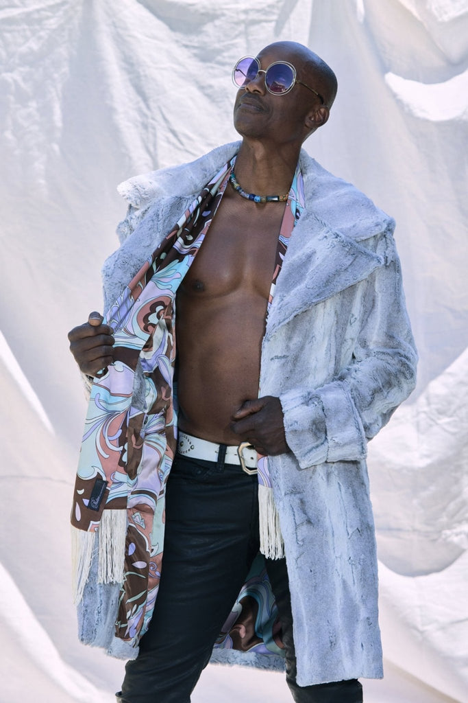 Silver Fox Coat - PhilineSFSilver Fox CoatMen's fur coat